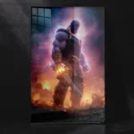 Thanos Ready for Battle Epic Marvel Mad Titan Metal Poster