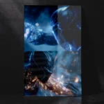 Marvel Studios Black Panther vs Enemy Killmonger Warrior Duel Scene Metal Poster