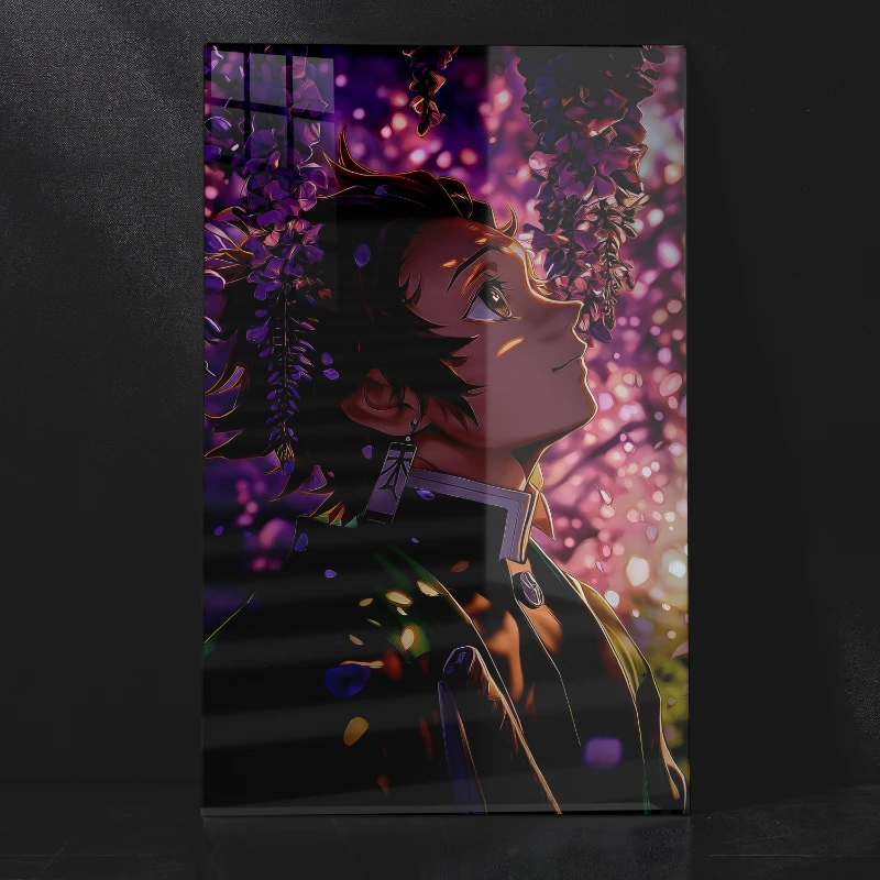 Tanjiro Kamado Anime Masterpiece Demon Slayer Metal Print