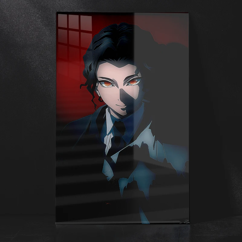 Most Iconic Villain Muzan Kibutsuji Metal Poster