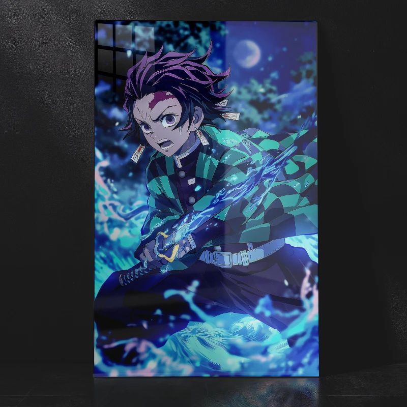 Tanjiro Kamado Water Breath Styles Unleashed – Metal Art