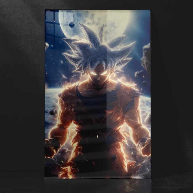 Goku Super Saiyan DBZ Metal Wall Art