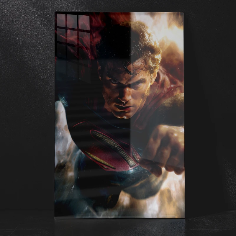 Superman Metal Wall Poster – The Flying Hero