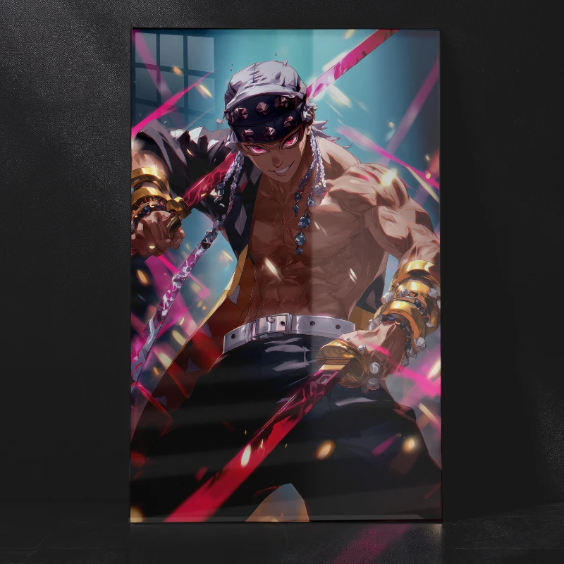 Tengen Uzui Sound Hashira Legends – Metal Poster