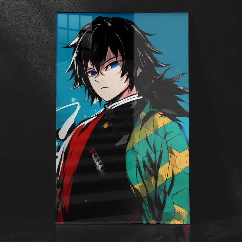 Giyu Tomioka Water Hashira Demon Slayer Aesthetic Wall Decor