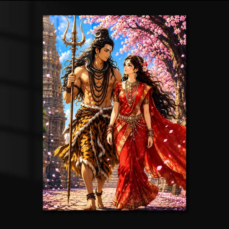 Mahadev Premium Metal Wall Art