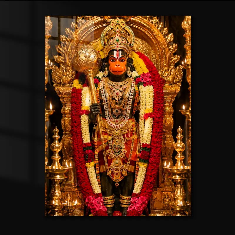 Sankat Mochan Hanuman Ji Metal Poster