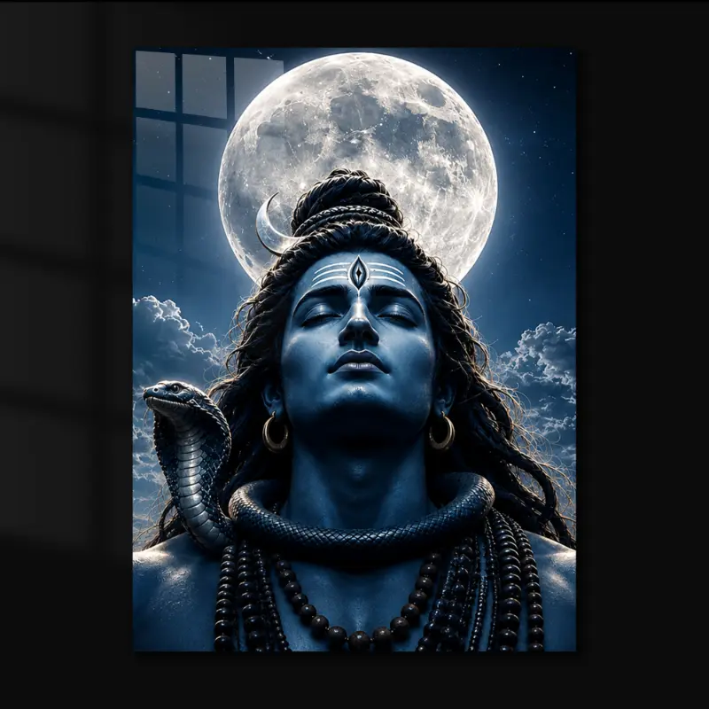 Bholenath Premium Metal Poster