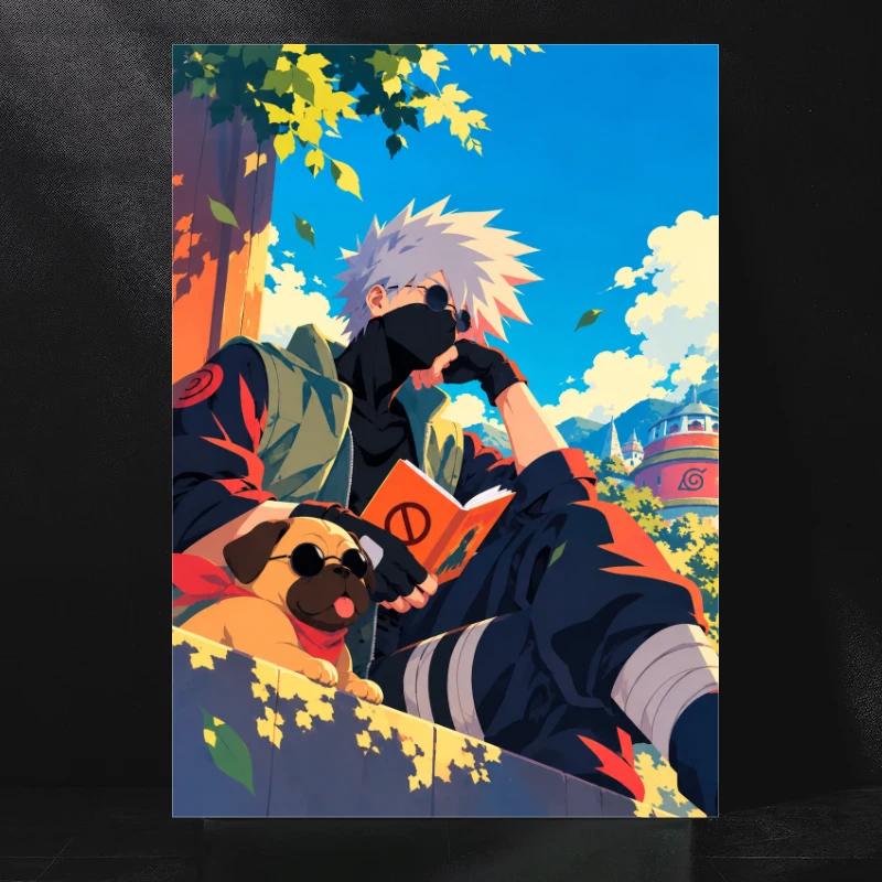 Kakashi Hatake Under the Whispering Autumn Leaves