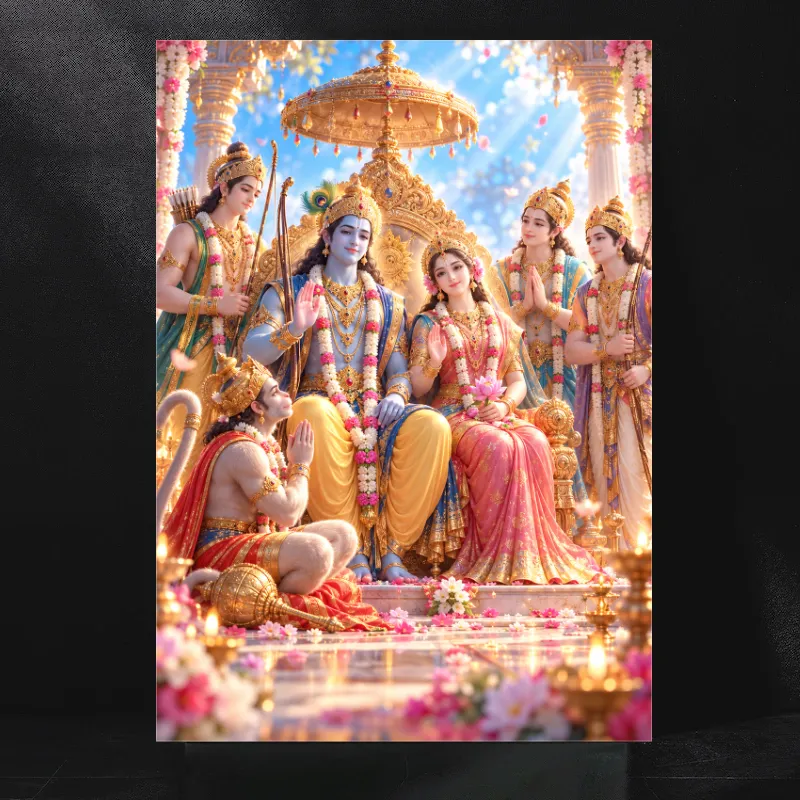 The Golden Majesty of Ayodhya and the Heavenly Darbar of Lord Rama