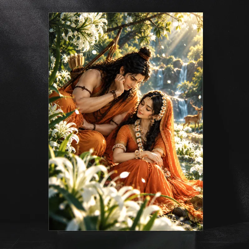 The Serene Forest of Panchavati and the Timeless Grace of Siya Ram