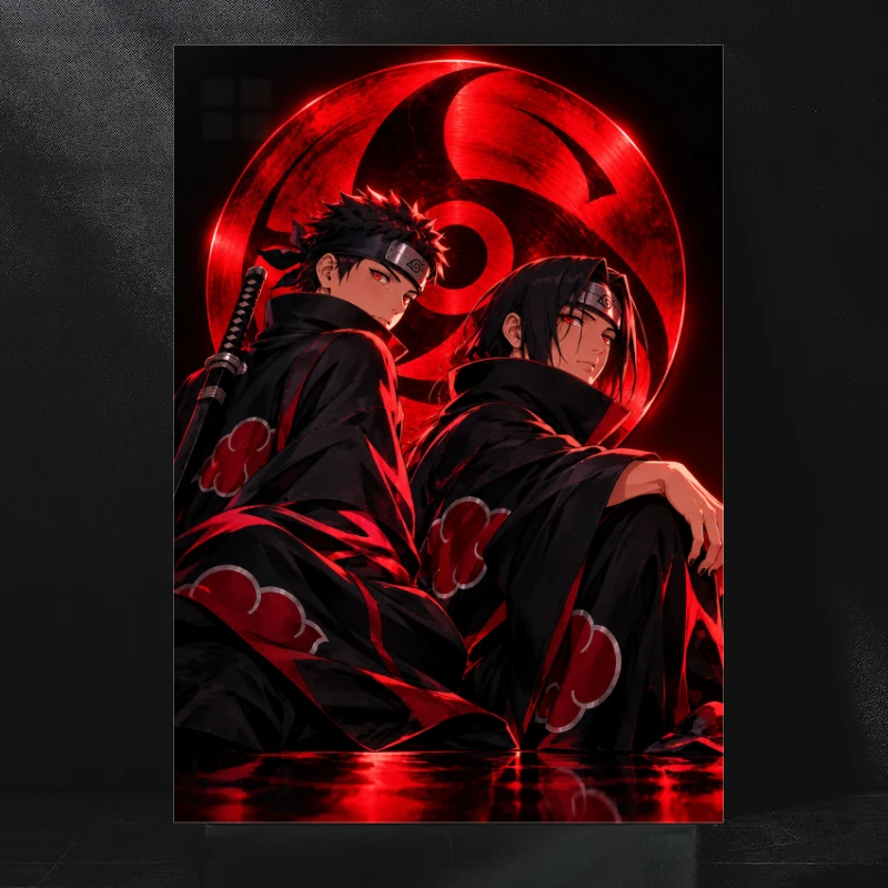 Itachi and Shisui Uchiha Two Legends Bound by Blood and Sacrifice