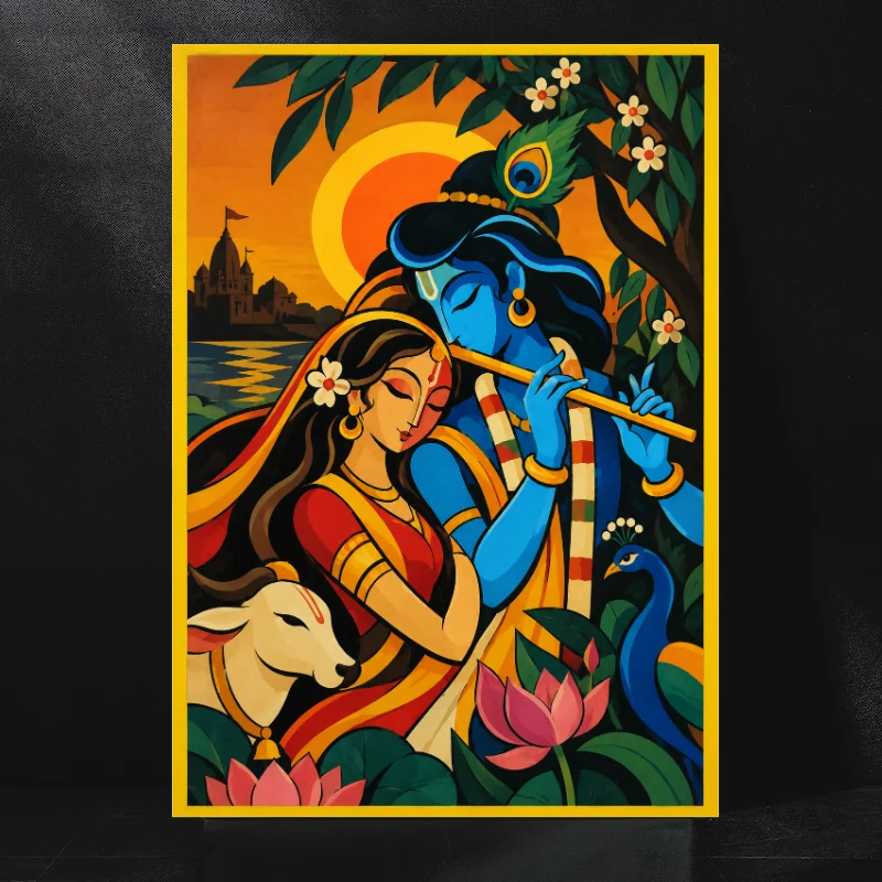 Radha Krishna The Eternal Symphony of Divine Love and Sacred Devotion