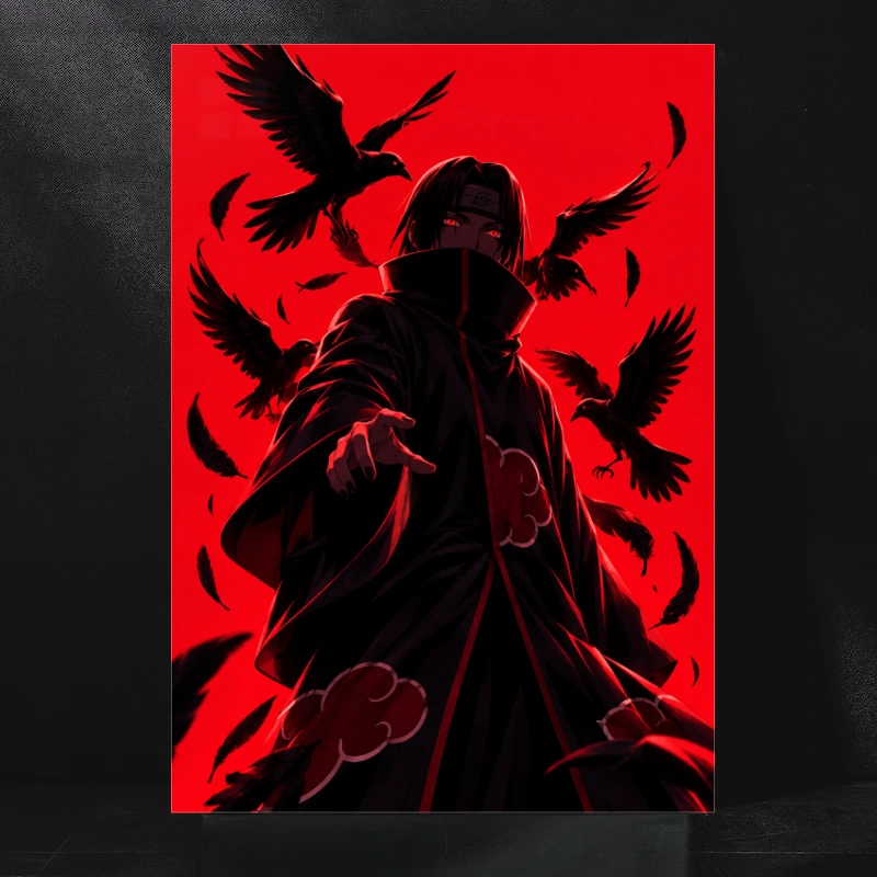 Itachi Uchiha Where Black Crows Carry the Secrets of a Fallen Clan