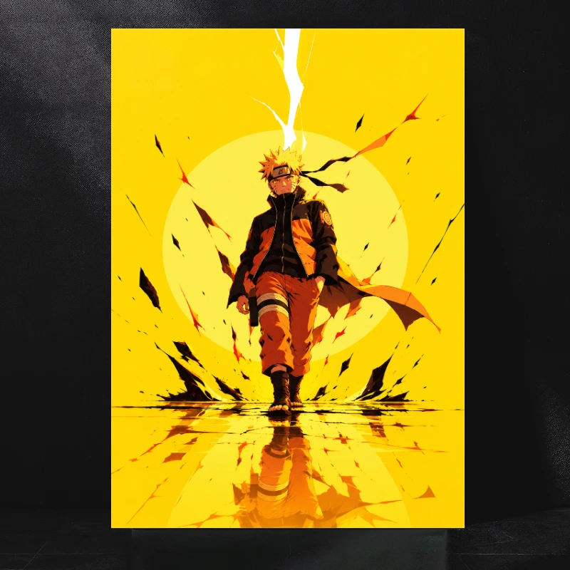 Naruto Uzumaki The Golden Shinobi Who Walks Through the Flames of Destiny