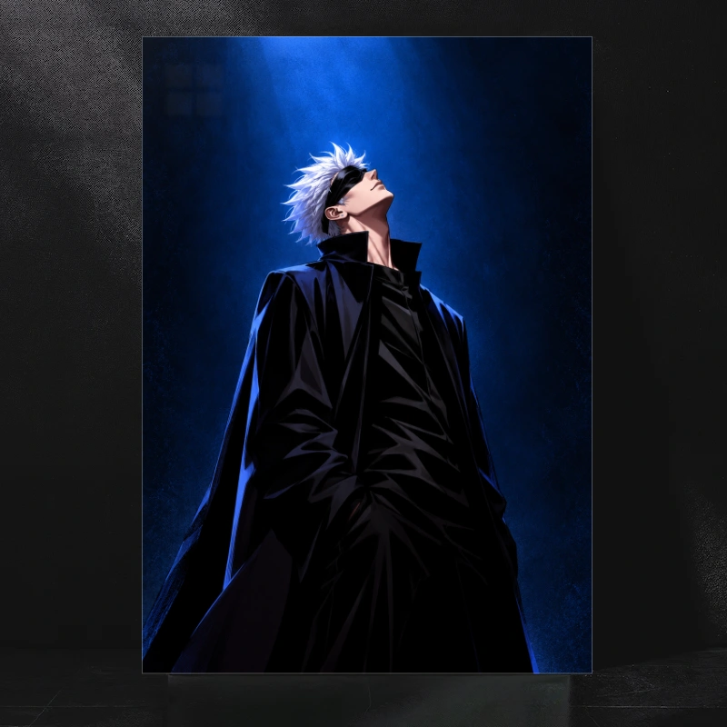 Gojo Satoru Anime Aura Wall Poster for Gaming Room