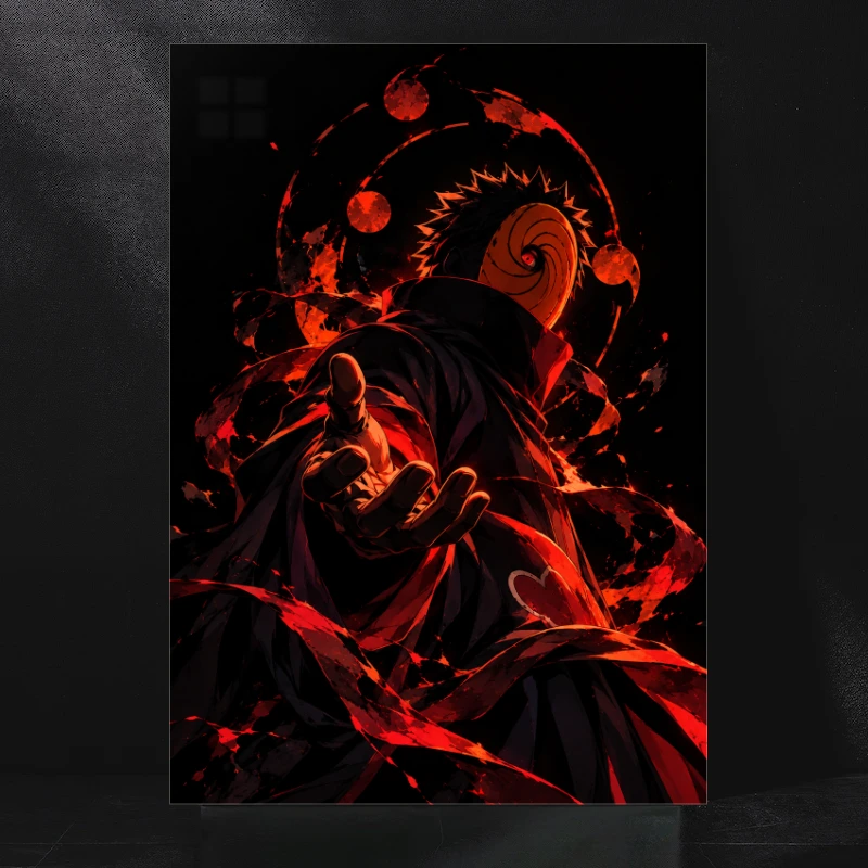 Obito Uchiha The Masked Phantom Beneath the Eternal Crimson Moon