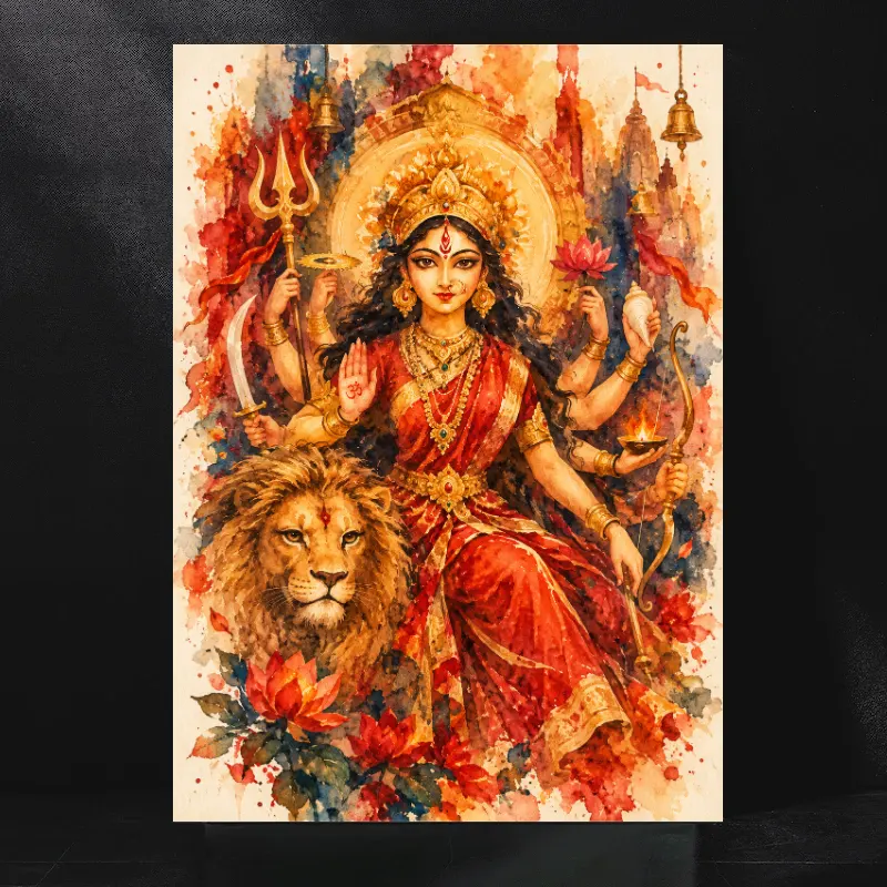 Maa Durga The Eternal Flame of Divine Strength and Supreme Shakti
