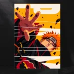 Pain The God of Destruction Standing Beneath the Golden Sky
