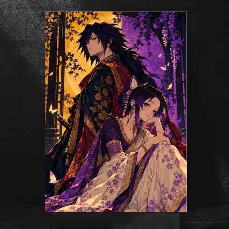 Giyu Tomioka and Shinobu Kocho Anime Wall Poster