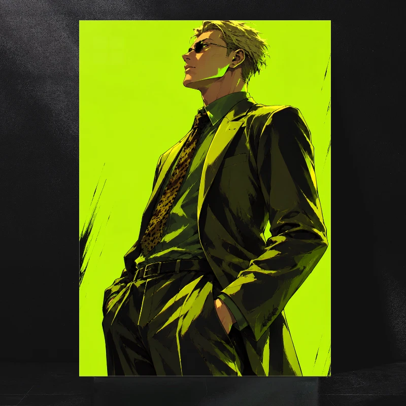 Nanami Jujutsu Kaisen Metal Wall Art – Premium Poster